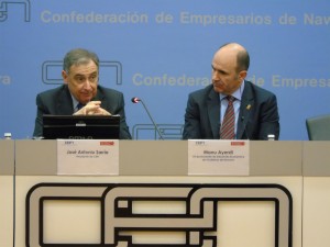 José Antonio Sarría (presidente CEN) y Manu Ayerdi, vicepresidente Desarrollo Económico